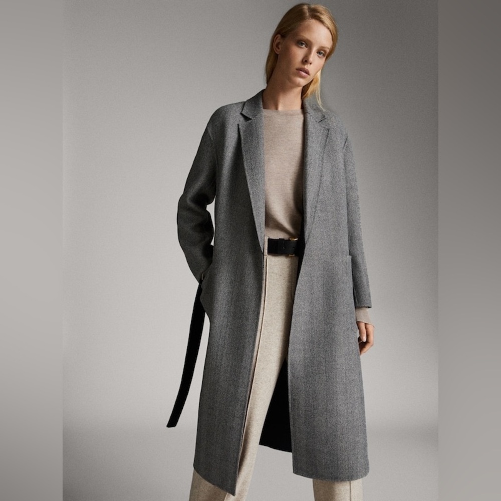 HANDMADE REVERSIBLE HERRINGBONE COAT